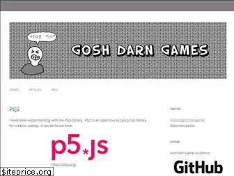 goshdarngames.com