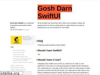 goshdarnswiftui.com