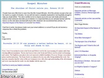 gospelminutes.org