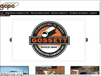 gossettconcretepipe.com