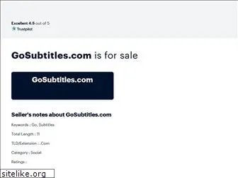 gosubtitles.com