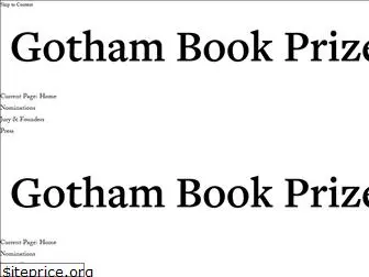 gothambookprize.org