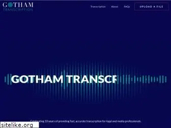 gothamtranscription.com