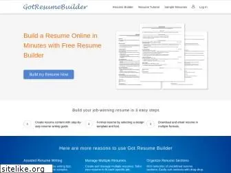 gotresumebuilder.com