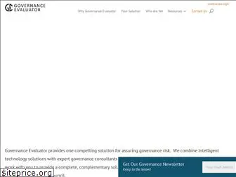 governanceevaluator.com