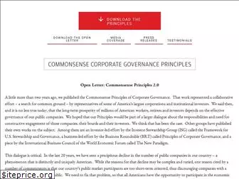 governanceprinciples.org