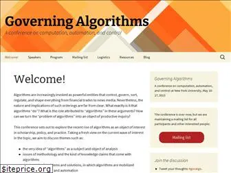 governingalgorithms.org