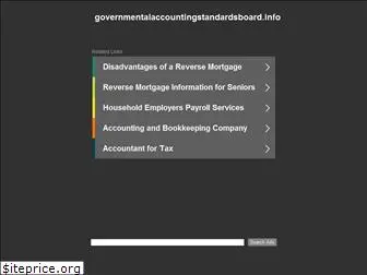 governmentalaccountingstandardsboard.info