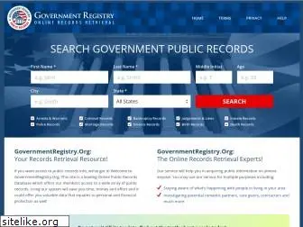 governmentregistry.org thumbnail