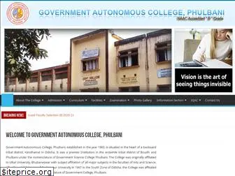 govtcollegephulbani.org