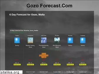 gozoforecast.com