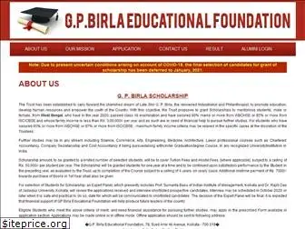 gpbirlaedufoundation.com