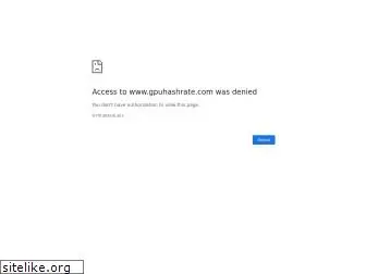 gpuhashrate.com