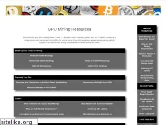 gpuminingresources.com