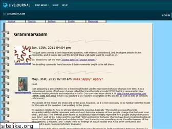 grammargasm.livejournal.com