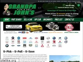 grandpajohnsautoparts.com