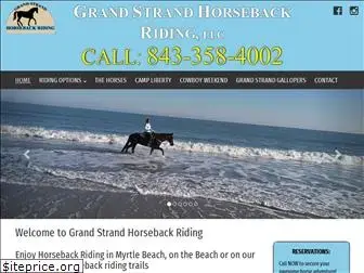 grandstrandhorsebackriding.com