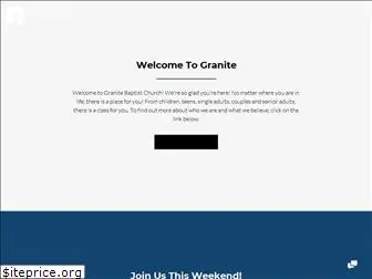 granitebaptist.org