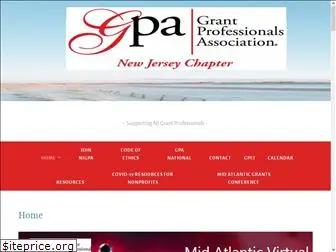 grantprofessionalsnj.org