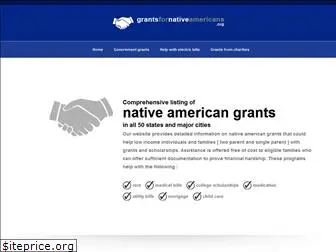 grantsfornativeamericans.org
