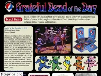 gratefuldeadoftheday.com