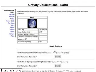 gravitycalc.com