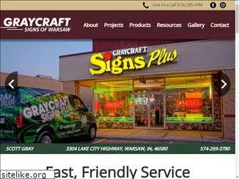 graycraftsignswarsaw.com