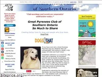 great-pyrenees-club-of-southern-ontario.com