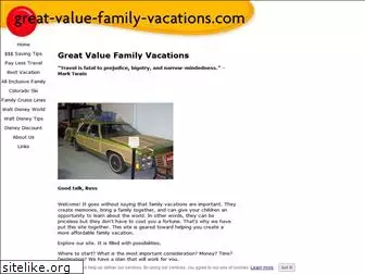 great-value-family-vacations.com