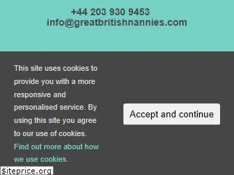 greatbritishnannies.com