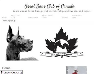 greatdaneclubofcanada.ca