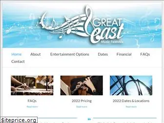 greateastmusicfestivals.org