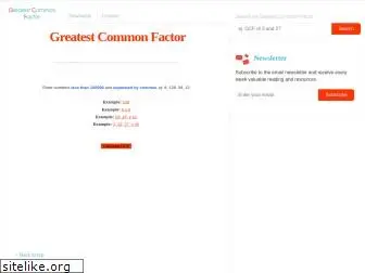 greatestcommonfactor.net