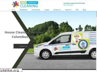 greatopportunitycleaning.com