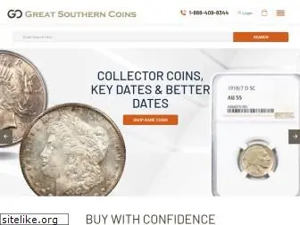 greatsoutherncoins.com