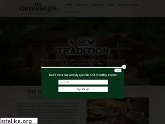 greenbrierrestaurant.com