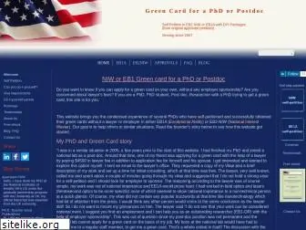 greencardforphd.com