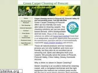 greencarpetcleaningprescott.com