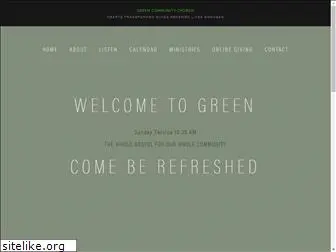 greencommunitychurch.com