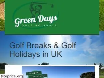 greendaysgolfholidays.co.uk