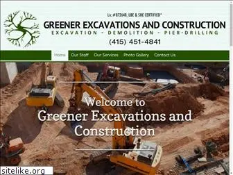 greenerexcavations.com