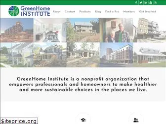greenhomeinstitute.org