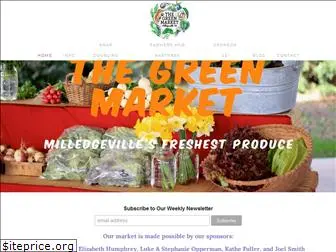 greenmarketmilledgeville.com