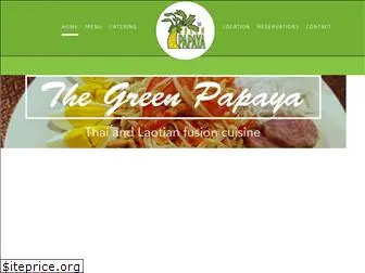 greenpapayathairestaurant.com