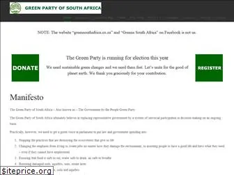 greenpartyofsouthafrica.com