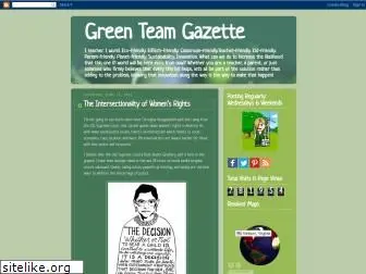 greenteamgazette.com