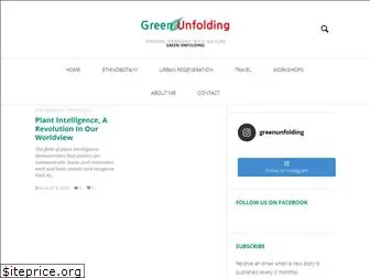 greenunfolding.com