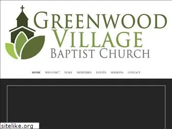 greenwoodvillagebaptist.org