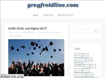 gregfreidline.com