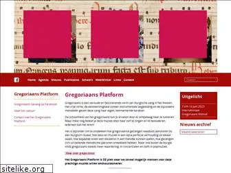 gregoriaans-platform.nl